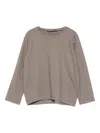 Minimu' Long-sleeve T-shirt In Brown