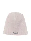 Minimu' Quilted-motif Beanie In Pink