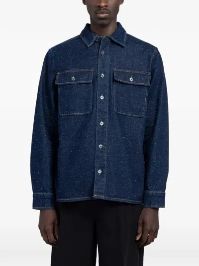 MINIMUM ALBERT FLECKED-TEXTURE SHIRT