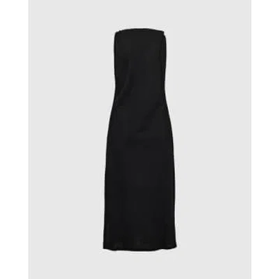 Minimum Arias 3068 Linen Dress Black