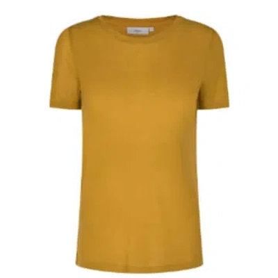 Minimum Dried Tobacco T-shirt Heidi In Yellow