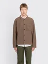 Minimum Flynn Knit Shirt In Brown