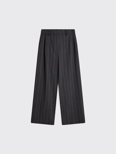 Minimum Gertrud Wide Pant In Gray