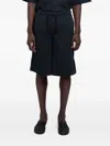 Minimum Jasper Pinstripe-pattern Shorts In Blue