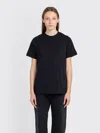 Minimum Lilou Ss T-shirt In Black