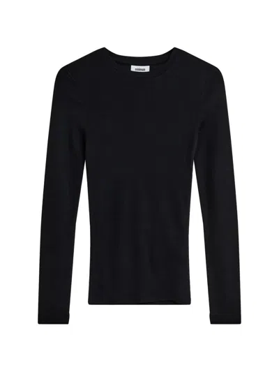 Minimum Natashas Long-sleeve T-shirt In Black