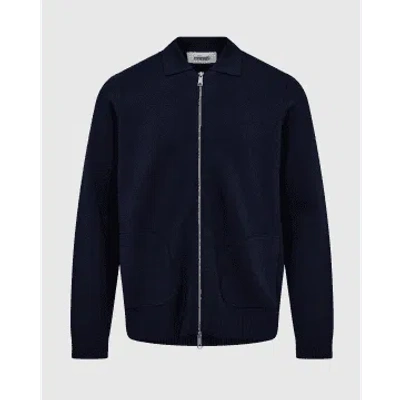 Minimum Remy 3448 Polo Navy Blazer In Blue