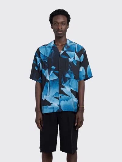 Minimum Rhodes Short Sleeve Shirt In Blue