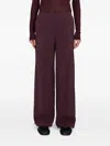 Minimum Rosies Wide-leg Trousers In Red