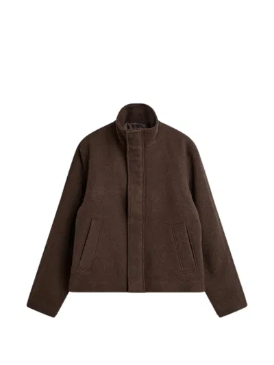 Minimum Trenton Raglan-sleeve Lightweight Jacket In Brown