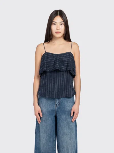 Minimum Zine Top In Blue