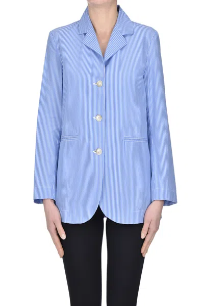 Minina Striped Cotton Blazer