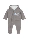 Mininio Hooded Pyjama In Gray