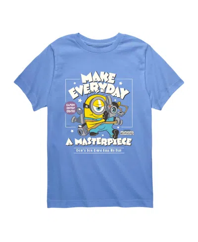 Minions Kids' Boys' 8-20 Short-sleeve T-shirt In Blue