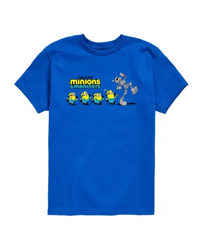 Minions Kids' Boys' 8-20 Short-sleeve T-shirt In Blue