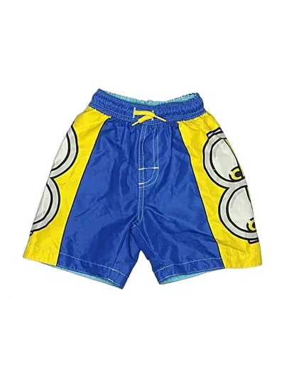 Pre-owned Minions Kids' Rash Guard In Blue