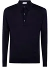 John Smedley Long Sleeves Shirt With Ribbed Cuffs And Hem