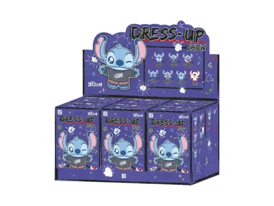 Pre-owned Miniso Top Toy Disney Stitch Dress Up Show Series Plush Sealed Case (6 Blind Box) In Multi