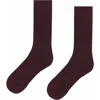Ministry Of Supply Atlas Crew Sock In Burgundy
