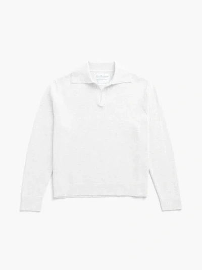 Ministry Of Supply Atlas Polo Sweater In Bone