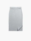 Ministry Of Supply Atlas Skirt In Nickel Grey Heather