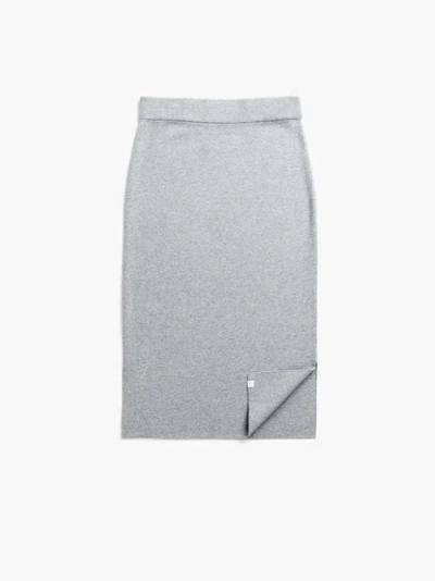 Ministry Of Supply Atlas Skirt In Nickel Grey Heather