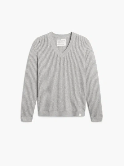 Ministry Of Supply Atlas Textured V-neck Sweater