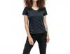 Ministry Of Supply Comfort Stretch Luxe Touch Tee Shirt In Black In Black