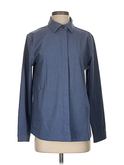 Pre-owned Ministry Of Supply Long Sleeve Blouse In Blue