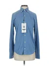 Ministry Of Supply Long Sleeve Button Down Shirt In Blue