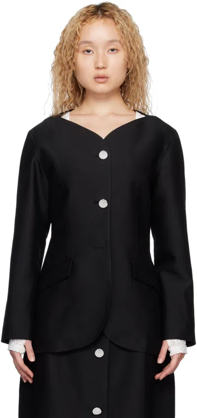 Minjukim Black Tulip Blazer