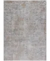 Mink Home Alloy All342 12'x15' Area Rug In Gray