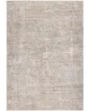 Mink Home Alloy All343 4'x6' Area Rug In Neutral