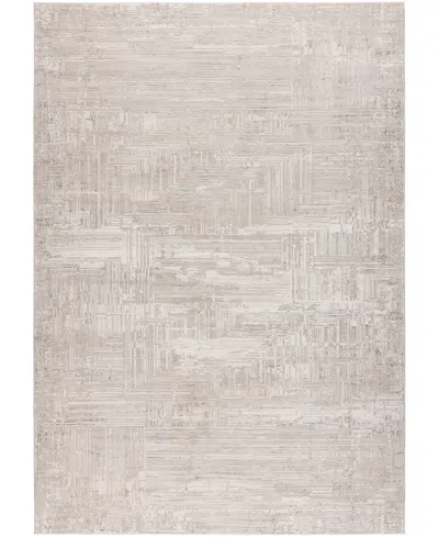 Mink Home Alloy All343 5'x8' Area Rug In Gray