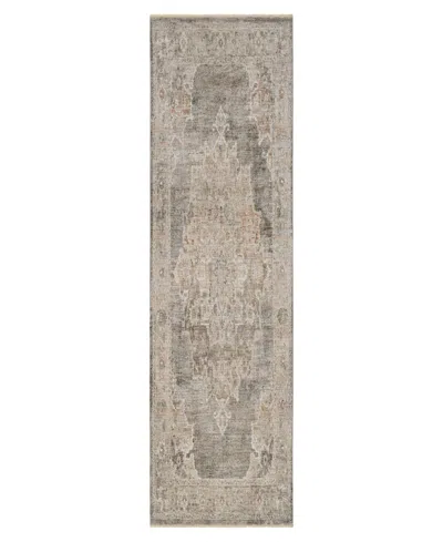 Mink Home Castille Csl016 2'3"x8' Runner Area Rug In Gray