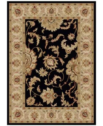 Mink Home Closeout Km Home Pesaro Imperial Area Rug Collection In Black