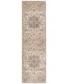 Mink Home Closeout! Km Home Poise Pse-7230 2'3" X 7'7" Runner Area Rug In Neutral