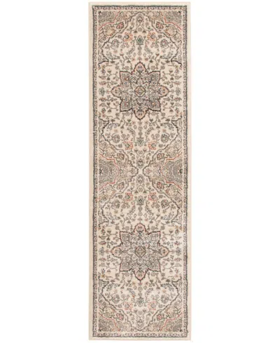 Mink Home Closeout! Km Home Poise Pse-7230 2'3" X 7'7" Runner Area Rug In Neutral
