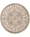 Mink Home Closeout! Km Home Poise Pse-7230 5'3" X 5'3" Round Area Rug In Multi