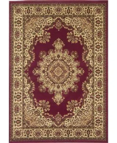 Mink Home Closeout Km Home Umbria 1191 Area Rug In Burgundy