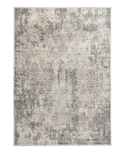 Mink Home Fortune Scarlett 7'10"x10'10" Area Rug In Gray