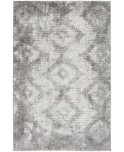 Mink Home Gemini Celestial 7'10"x10'10" Area Rug In Gray