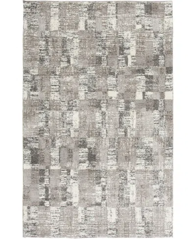 Mink Home Gemini Hemisphere 5'3"x7'7" Area Rug In Gray