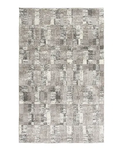 Mink Home Gemini Hemisphere Area Rug, 5'3x7'7 In Gray