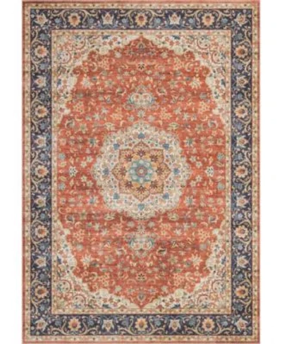 Mink Home Homewell Machine Washable Ham4004 Rug Collection In Brown