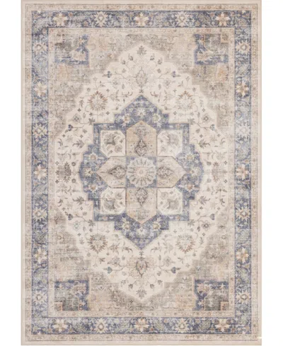 Mink Home Homewell Machine Washable Ham4005 2'x2'11" Runner Area Rug In Neutral