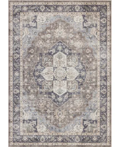 Mink Home Homewell Machine Washable Ham4006 9'10"x13'11" Area Rug In Gray