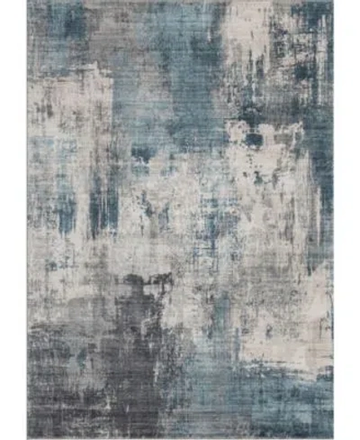 Mink Home Homewell Machine Washable Met8001 Rug Collection In Blue