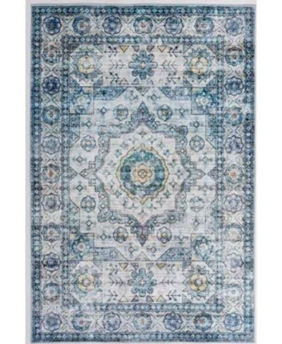 Mink Home Km Home Belmont Daken Area Rug In Blue