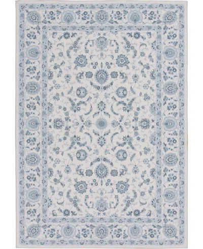 Mink Home Km Home Belmont Kamina 7'6" X 9'6" Area Rug In Gray,ivory